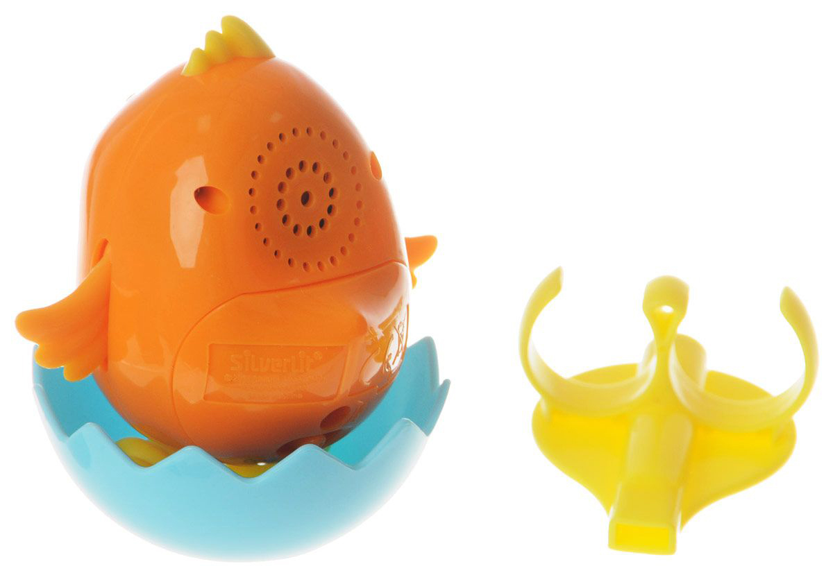 Интерактивная игрушка - Цыпленок с кольцом, оранжевый  